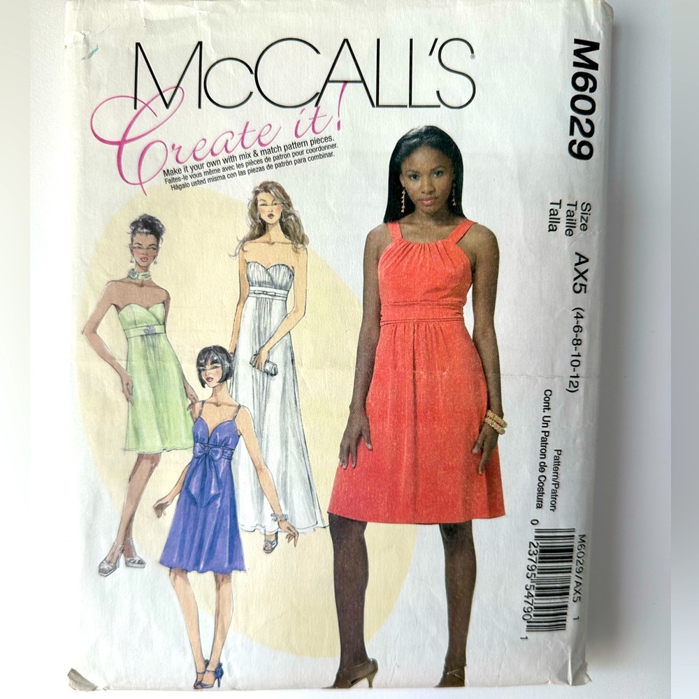 McCall’s M6029 dress sewing pattern